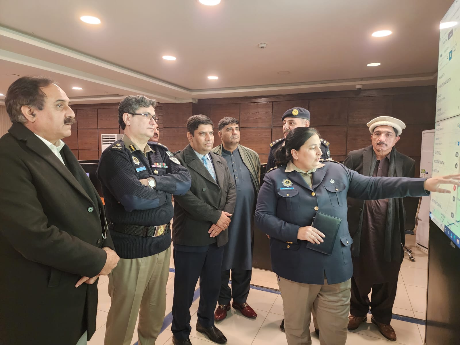IG, NHMP, RIFFAT MUKHTAR RAJA INSPECTING “130 HELP-LINES, EMERGENCY OPERATIONS CENTER” AND GPS TRACKING SYSTEM